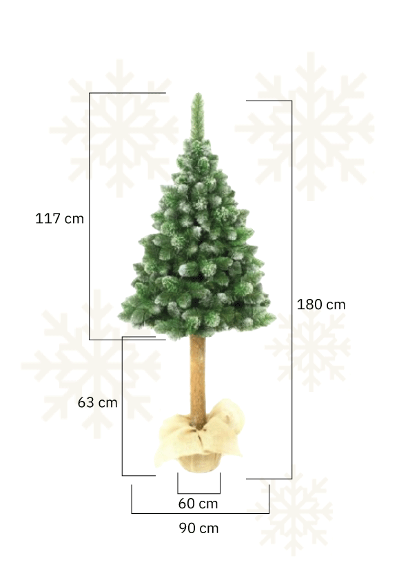 Vianočný-stromček-na-pníku-Borovica-180cm-horská-Luxury-Diamond_sk